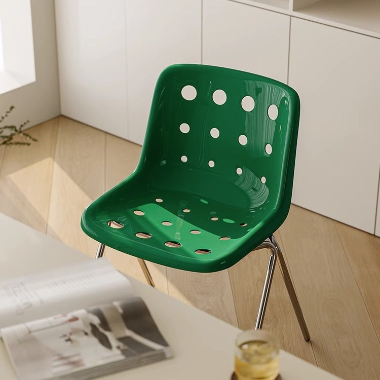 Cheese Chair Creative Ins Household Plastic Dining Chair Simple Designer Middle Ancient Dining Chair Cream Style Backrest Stool